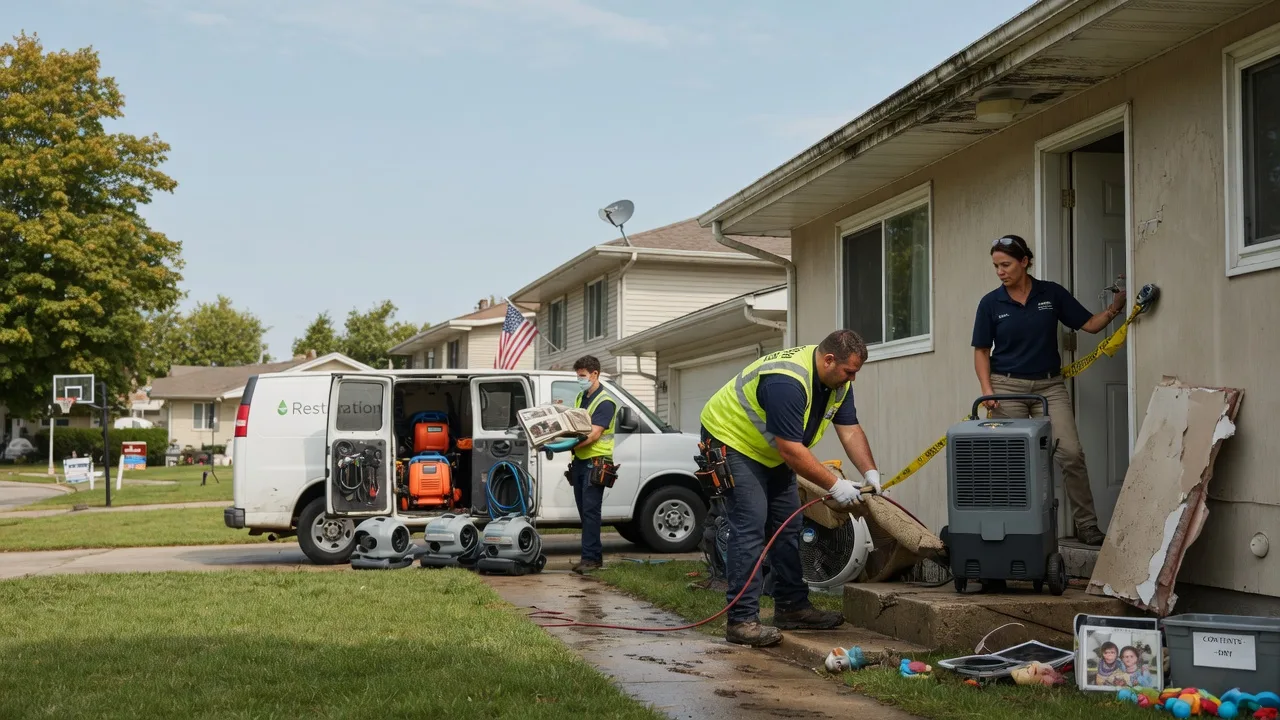 Water Damage Restoration in Germantown, IL near me